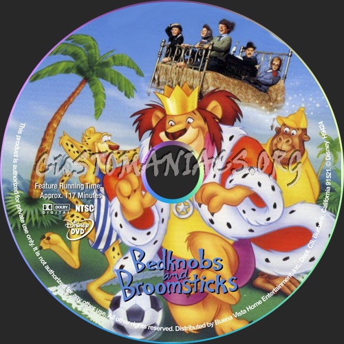 Bedknobs & Broomsticks dvd label