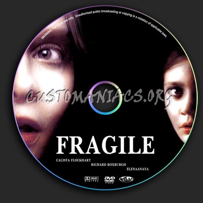 Fragile dvd label