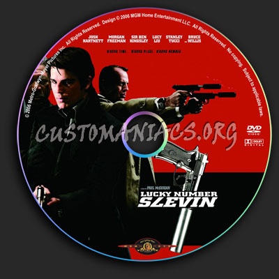 Lucky Number Slevin dvd label