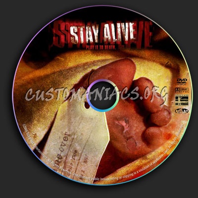 Stay Alive dvd label