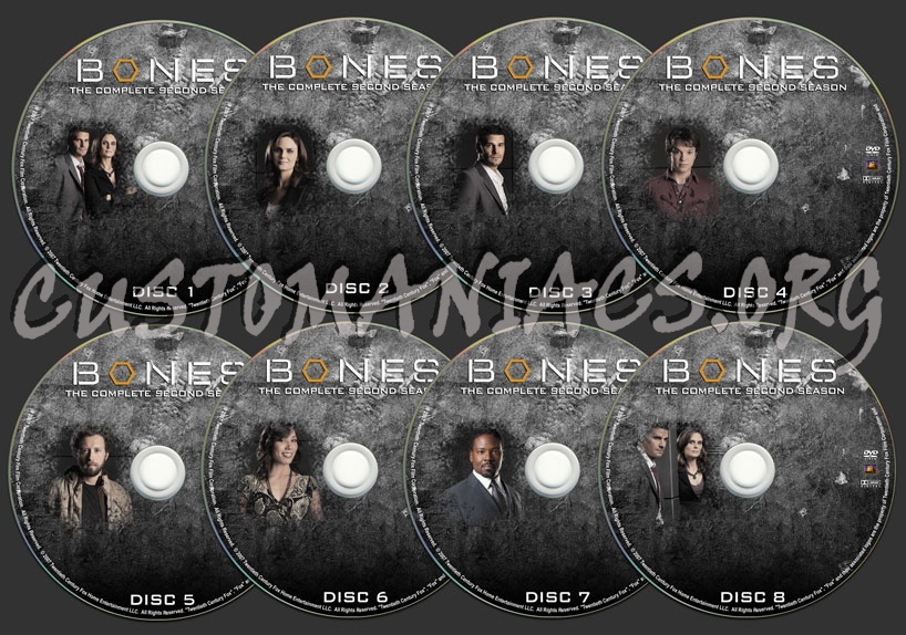 Bones - Season 2 dvd label