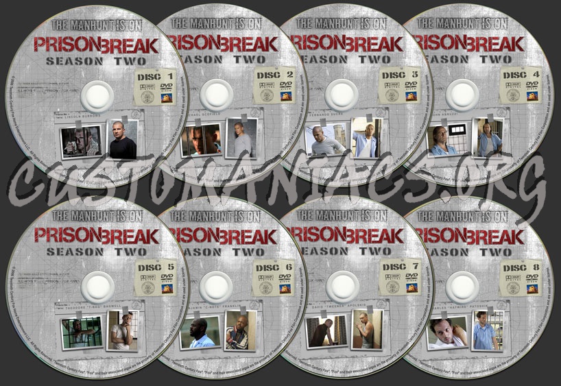 Prison Break - Season 2 dvd label