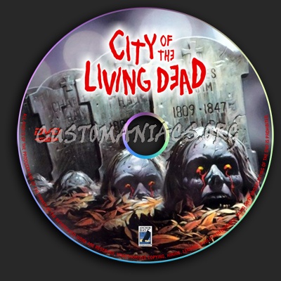 City of the Living Dead dvd label