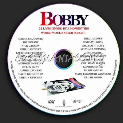 Bobby dvd label