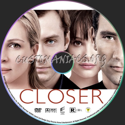 Closer dvd label