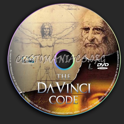 The Da Vinci Code dvd label