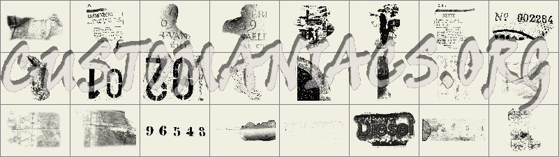 Typo grunge brushes 