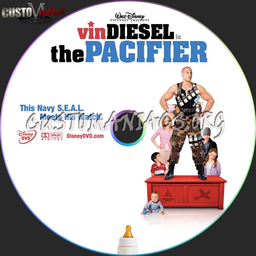 The Pacifier dvd label