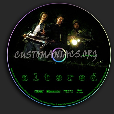 Altered dvd label