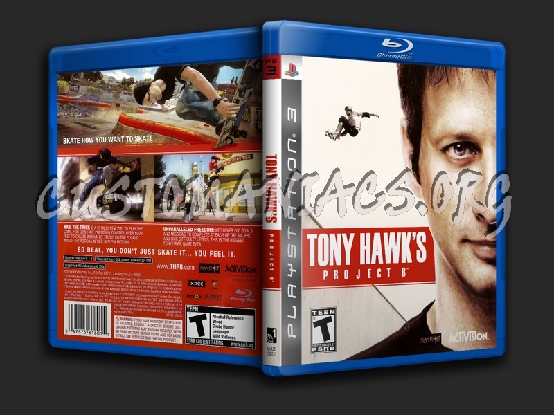 Tony Hawk's Project 8 dvd cover