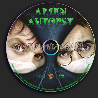 Alien Autopsy dvd label