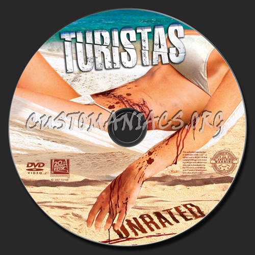 Turistas dvd label