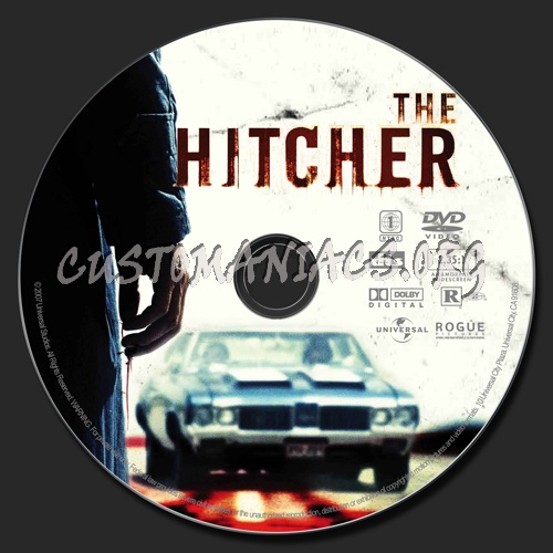 The Hitcher dvd label