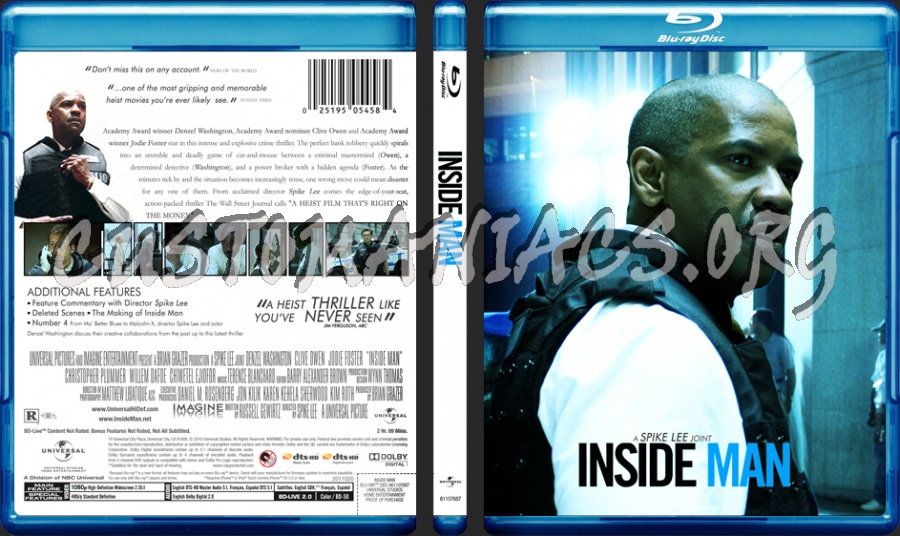 Inside Man blu-ray cover