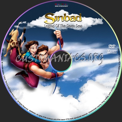 Sinbad dvd label