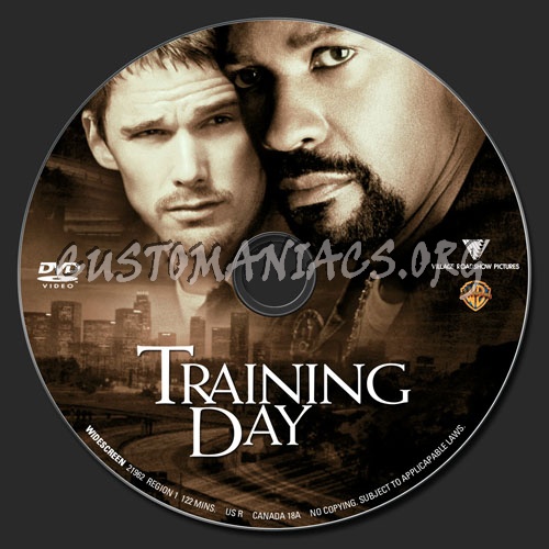 Training Day dvd label