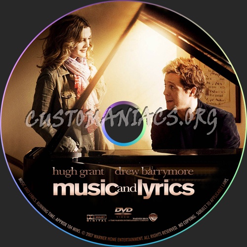 Music And Lyrics dvd label