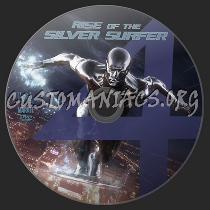 Fantastic 4 - Rise of the Silver Surfer dvd label