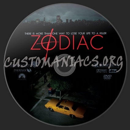 Zodiac V dvd label