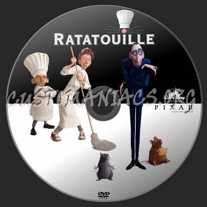 Ratatouille dvd label