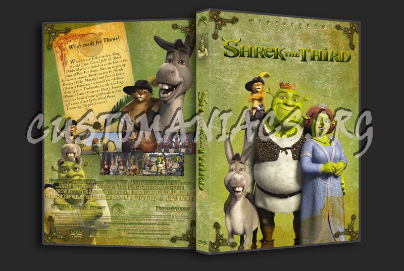 Shrek The Third dvd cover