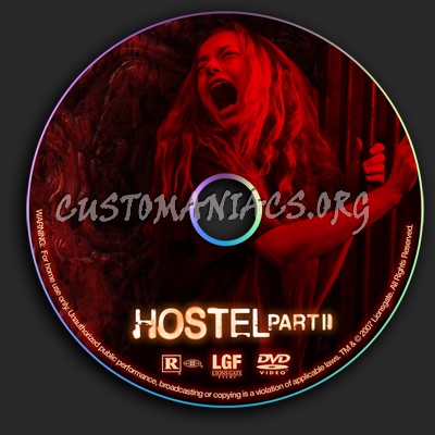 Hostel Part II dvd label