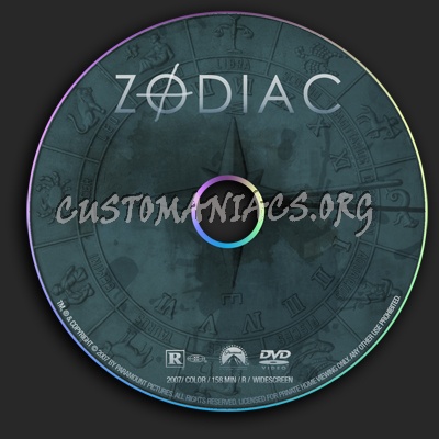 Zodiac dvd label