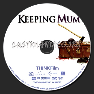 Keeping Mum dvd label