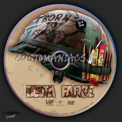 Delta Farce dvd label