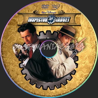 Inspector Gadget dvd label