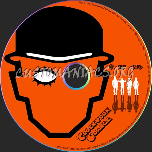 A Clockwork Orange dvd label