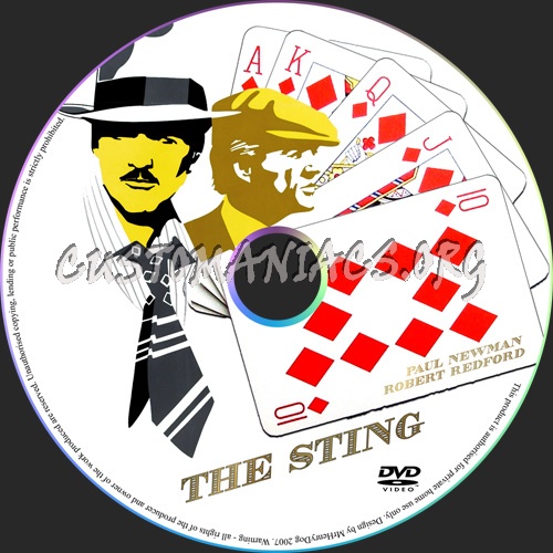 The Sting dvd label