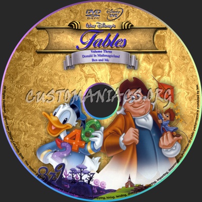 Fables Vol 3 dvd label