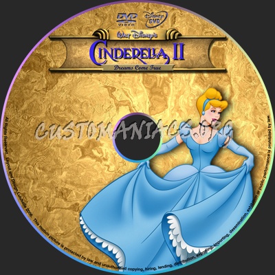 Cinderella 2 dvd label