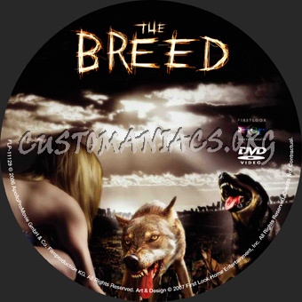 The Breed dvd label