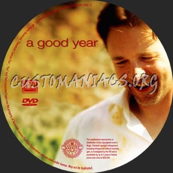 A Good Year dvd label