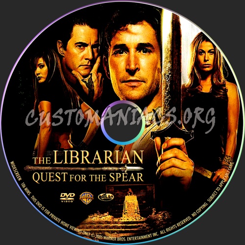 The Librarian dvd label