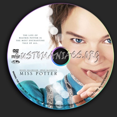 Miss Potter dvd label