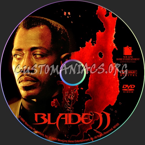 Blade 2 dvd label