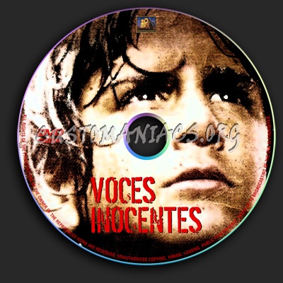 Voces Inocentes dvd label