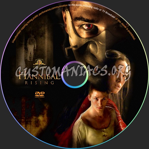 Hannibal Rising dvd label