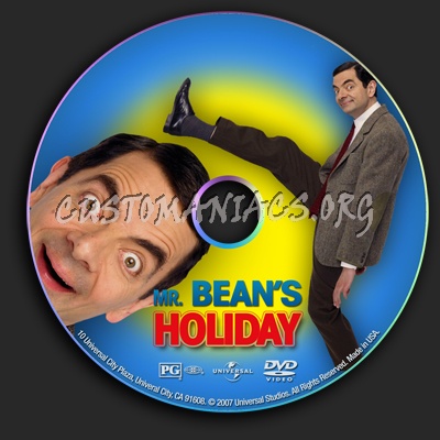 Mr. Bean's Holiday dvd label