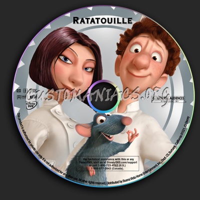 Ratatouille dvd label