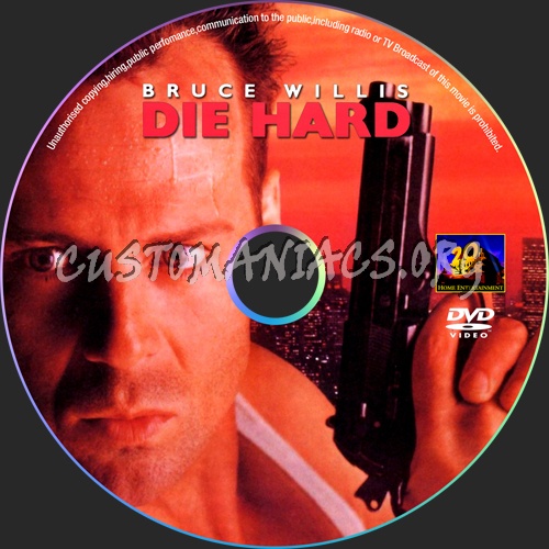 Die Hard dvd label