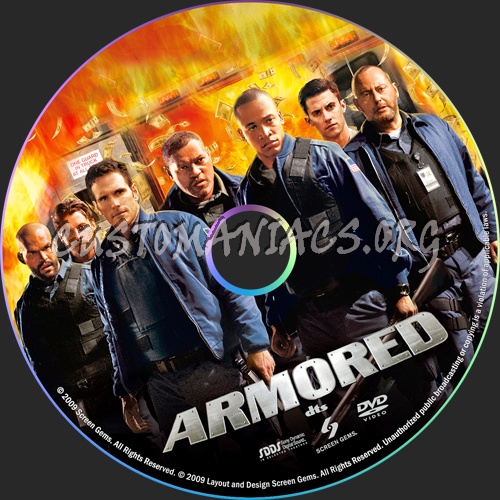 Armored dvd label