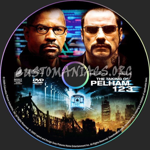 The Taking of Pelham 1 2 3 dvd label