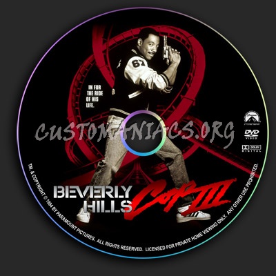 Beverly Hills Cop 3 dvd label