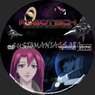 Robotech Shadow Chronicles dvd label