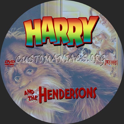 Harry And The Hendersons dvd label