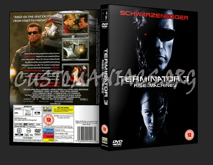 Terminator 3 dvd cover